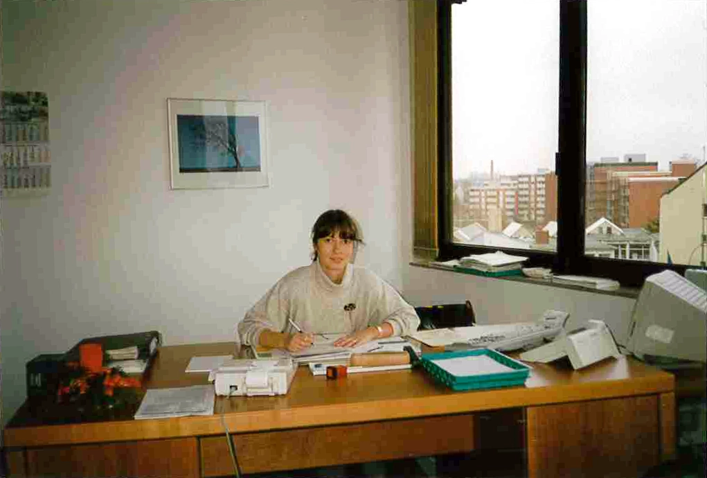 Eintritt Brigitte Beckers in die Kanzlei im Jahr 1988